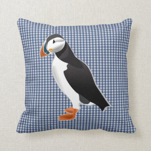 Puffvogelkissen Kissen