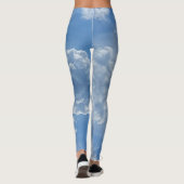 Puffwolken überall auf Print-Leggings Leggings (Rückseite)