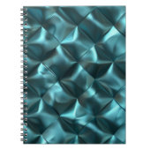 Puffy Blue Green Aquamarin Notizblock (Vorderseite)