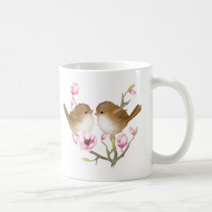 Puffy Fairy Wren Bird Tasse