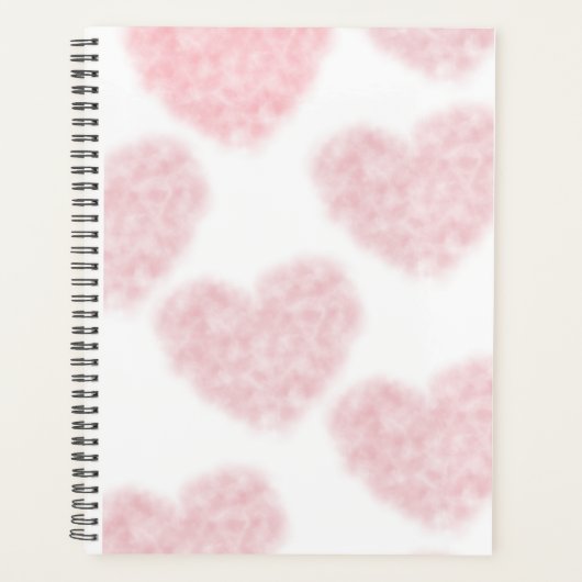 Puffy Heart Aesthetic Planner Planer (Vorderseite)
