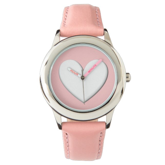 Puffy Heart Armbanduhr (Vorderseite)