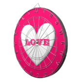 Puffy Heart Dartscheibe (Vorderseite rechts)