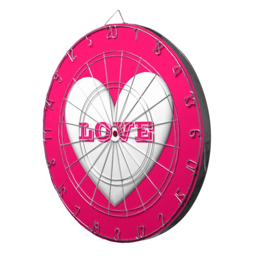 Puffy Heart Dartscheibe (Vorderseite rechts)