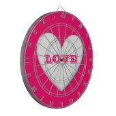Puffy Heart Dartscheibe (Vorderseite Links)