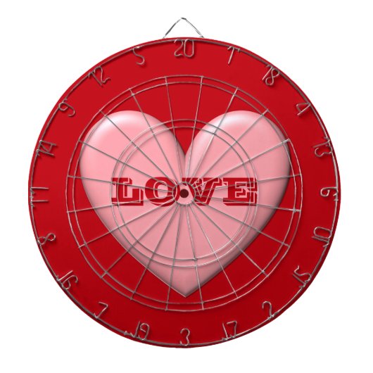 Puffy Heart Dartscheibe (vorne)