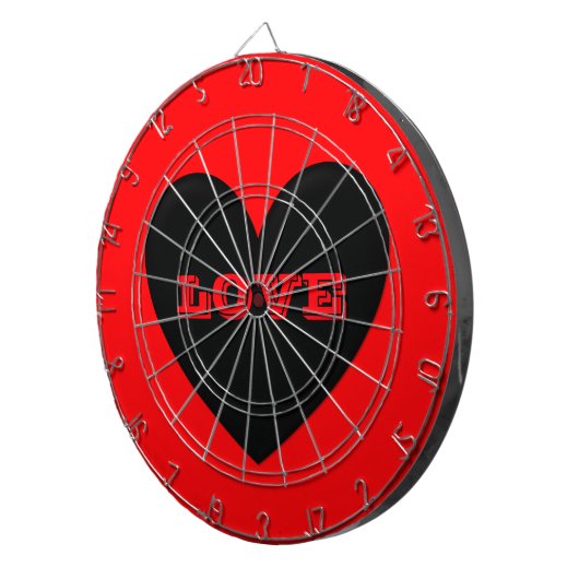 Puffy Heart Dartscheibe (Vorderseite rechts)