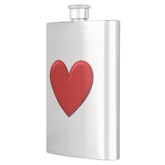 Puffy Heart Flachmann (Links)