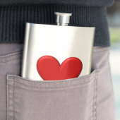 Puffy Heart Flachmann (Beispiel)