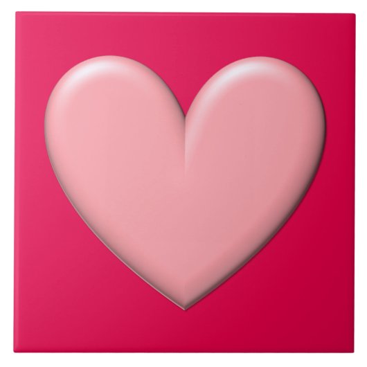 Puffy Heart Fliese (Vorderseite)