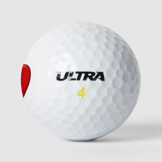 Puffy Heart Golfball (Logo)