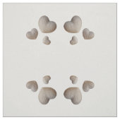 Puffy Heart Groups on Grey Stoff (Muster)