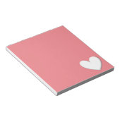 Puffy Heart Notizblock (angewinkelt)