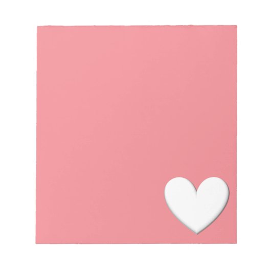 Puffy Heart Notizblock (Vorderseite)