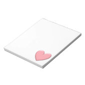 Puffy Heart Notizblock (Rotiert)