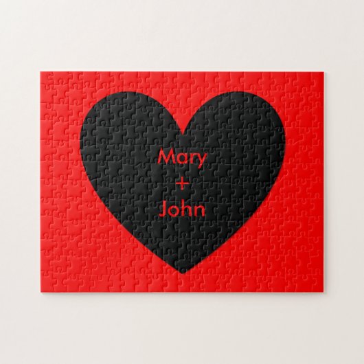 Puffy Heart Puzzle (Horizontal)