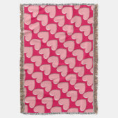 Puffy Hearts Decke (Vorderseite Vertikal)