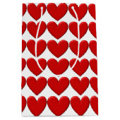 Puffy Hearts Mittlere Geschenktüte (Vorderseite)
