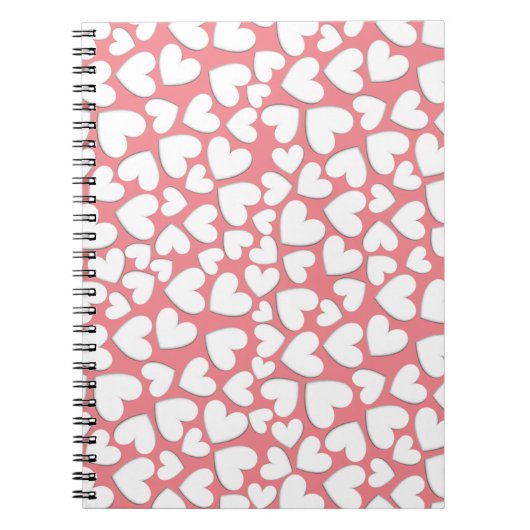 Puffy Hearts Notizblock (Vorderseite)