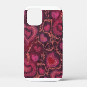 Puffy Hearts Romantische Liebe Rosa Rot Valentinst iPhone 12 Mini Hülle