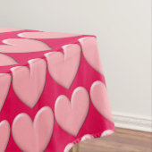Puffy Hearts Tischdecke (Beispiel)