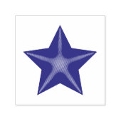 Puffy Lila Stars Permastempel (Design)