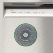 Puffy Points Mandala Magnet (In Situ (Geschirrspüler))