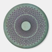 Puffy Points Mandala Magnet (Vorne)