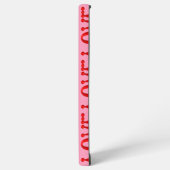 Puffy Red LIEBE Samsung Galaxy Hülle (Linke Seite)