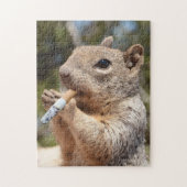 Puffy the Squirrel Cigarette Smoking Smoker Funny Puzzle (Vertikal)