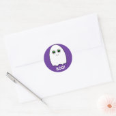 Puffy Toon Ghost Boo Halloween Sticker (Umschlag)