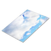 Puffy White Clouds und Blue Sky Notizblock (angewinkelt)