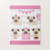 Pug Birthday Pack Puzzle (Vertikal)