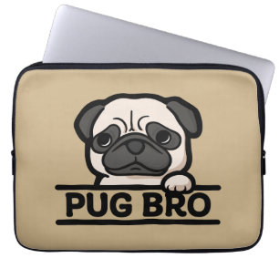 PUG BRO – Lustiges und süßes Pug-Liebhaber-Geschen Laptopschutzhülle