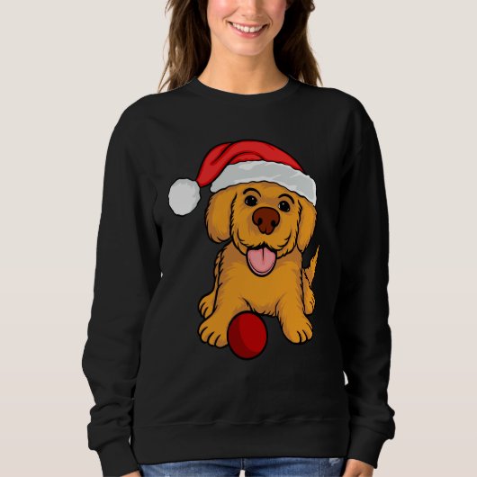 Pug Christmas Tree Dog Santa Merry Pugmas Sweatshirt (Vorderseite)