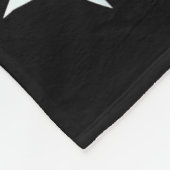 Pug Christmas Tree Lights Santa Dog Xmas Fleecedecke (Ecke)