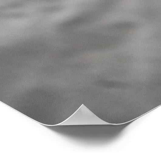 Pug Closeup Poster (Ecke)