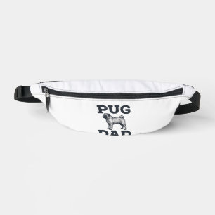 Pug Dad Vintage Gravur Hundeliebhaber-Shirt-Design Bauchtasche