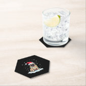 Pug Dog Christmas Men Women (1) Untersetzer (Vor Ort)