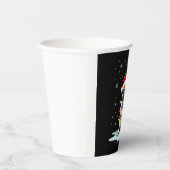 Pug Dog Christmas Men Women (3) Pappbecher (Rechts)