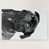 Pug Dog Puzzle (Horizontal)