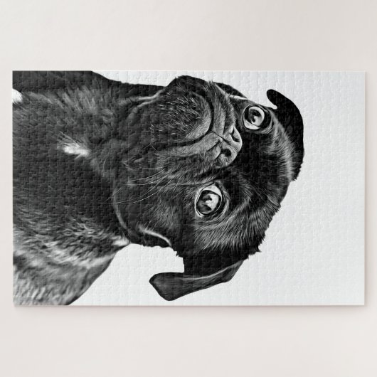 Pug Dog Puzzle (Horizontal)
