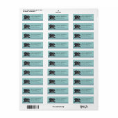 Pug Dog Return Address Labels (Vorne)