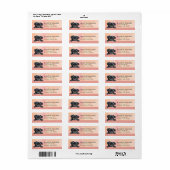 Pug Dog Return Address Labels (Vorne)