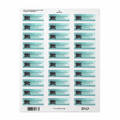 Pug Dog Return Address Labels (Vorne)