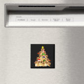 Pug Dogs Tree Christmas Sweater Xmas Pet Animal Do Magnet (In Situ (Geschirrspüler))