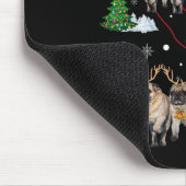 Pug Dogs Tree Christmas Sweater Xmas Pet Animal Do Mousepad (Ecke)