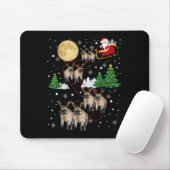 Pug Dogs Tree Christmas Sweater Xmas Pet Animal Do Mousepad (Mit Mouse)