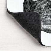 Pug Dot Arbeit Freude Mousepad (Ecke)