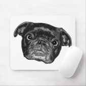 Pug Dot Arbeit Freude Mousepad (Mit Mouse)